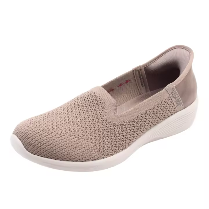 Deportivos Skechers Slip-Ins: Arya - Sweet Voice Fabricado Con  Knit Técnico Textil Vegano Para Mujer En Color Beige Taupe - 1