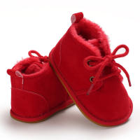 Botitas De Nieve Para Bebé Niño Y Niña Zapatos De Primera Caminata Invierno Algodón Cálido Antideslizante Suela Nuevo Nacido Zapatos Para Cuna - details 20