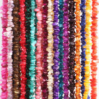 30 Pulgadas De Piedras Naturales De 3-5mm Colores Irregulares Para Crear Pulseras Y Collares Material De Accesorios DIY - details 0