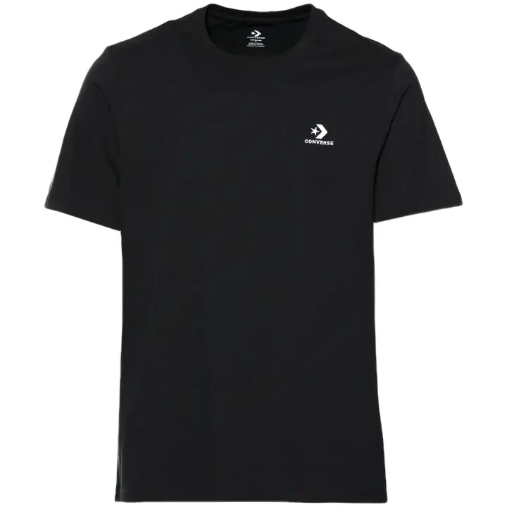 Camisetas marca Converse modelo 10023876-A02 para unisex en color negro - 1
