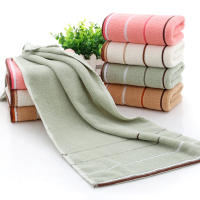 Toalla De Rostro De Algodón 100% Con Alta Absorción Y Sin Pelusa Para Uso Diario En Casa Técnica Tejida Estilo Rectangular - details 0