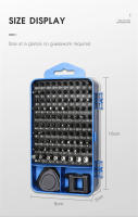 Juego De Destornilladores Precisi\u00f3n 115/117 En 1 Con Cabezas Magn\u00e9ticas Hex Torx Para Reparaci\u00f3n Profesional De iPhone Xiaomi Mac PC Herramienta Multifuncional De Cromo-vanadio - details 9