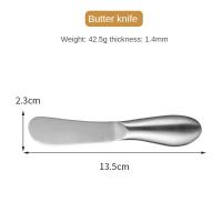 Cortador De Mantequilla De Acero Inoxidable Multifuncional Para Queso Mermelada Y Pan Cuchillo De Cocina Ecológico Portátil Utensilio Para Hornear - details 1