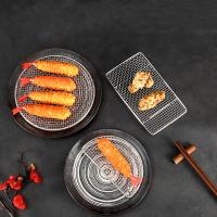 Red De Fritura Tempura Semi-circular/Circular Resistente Estilo Japonés Para Barbacoa En Acero Inoxidable Soporte Para Engrasar Alimentos - details 5