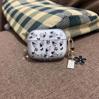 Funda Para Airpods pro 2 Con Estampado De Flores Negras Accesorios Para Auriculares Inalámbricos Cubierta De TPU Compatible Con Airpods 1 2 3 - details 5
