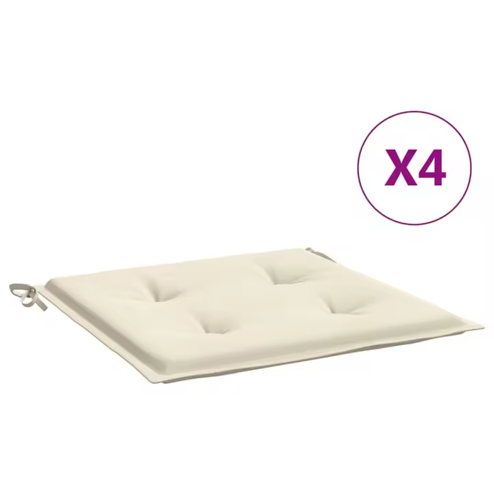Tela Oxford de lona bajo 4 UDS Silla Jardín - 1
