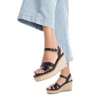 Sandalias plataforma mujer XTI BASIC 1428/54 SANDALIA CUÑA YUTE NEGRO 32300 24V - details 1