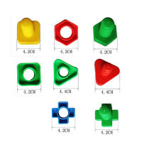 Juego De Educación Matemática Montessori Para Niños 12PCS Juguetes Inteligentes De Huevos Y Tornillos 3D Puzzle Educativo Para Niños Entre 3 Y 12 Años - details 57