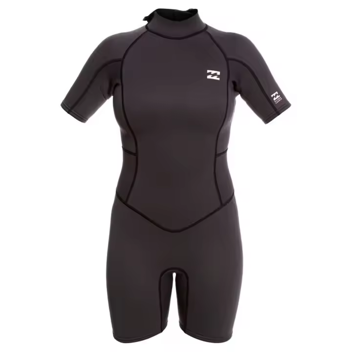 Billabong Traje De Neopreno De Manga Corta Con Cremallera En La Espalda 22 Launch - 1