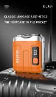 Afeitadora Eléctrica Portátil Para Hombres MINI Viaje Cabeza Magnética Flotante Doble Afeitadora De Barba Recargable Cuchilla Rotatoria Rasador Eléctrico - details 2