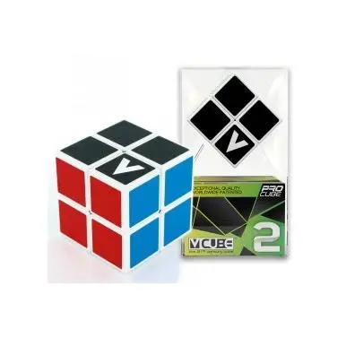 Cubo Mágico 2 X 2 Flat Marca V Cube . Modelo de caras planas con pintura serigrafiada 028 - 1
