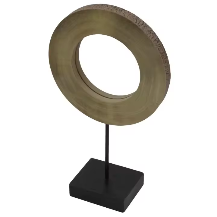 ARISE SHOP-Grande Art Déco Alto Aderezo Mesa Espejo Maquillaje Espejo Madera Con Negro Base,decoración del hoga - 1