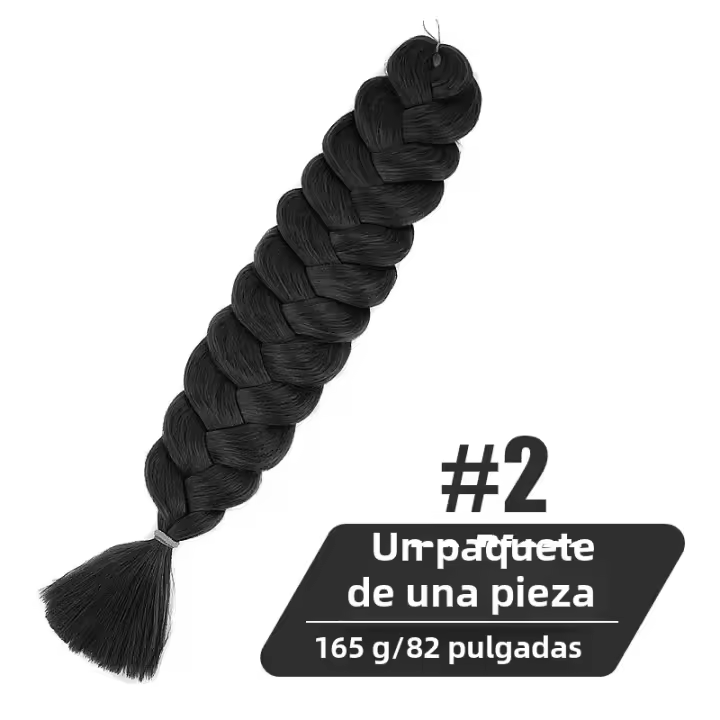 Extensiones De Cabello Sintético Crochet Xpression Jumbo Braids Para Mujeres Kanekalon Expression Cabello Para Trencillas Resistente Al Calor - 1