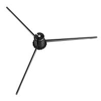 Soporte De Trompeta Portátil En Negro Accesorio De Instrumento De Cobre Trípode Plegable Con Piernas Removibles Y Estable - details 8