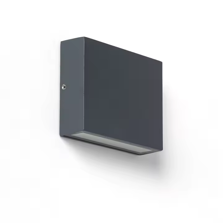 Ledkia Aplique de Pared Exterior LED 7W Aluminio Iluminación Doble Cara CCT Seleccionable Brooky S Antracita - 1