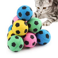 Juguete Para Gatos 10pcs Bola De Colores Pelota De Esponja Para Divertir a Tus Mascotas Juguetes Interactivos Para Perros - details 3
