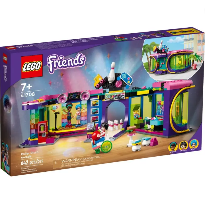 LEGO FRIENDS - SALÓN RECREATIVO ROLLER DISCOS, 41708, TIENDA CON LICENCIA OFICIAL - 1