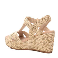 Sandalias Cuña Mujer Xti 143833 Beige 106299  MARCAS MUJER  Sandalias cuña-plataforma Sandalias Sport Xti - details 2