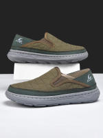 Zapatillas De Primavera Para Hombre Transpirables Casuales Ligeros Con Cordones Mocasines Elásticos Para Exterior Caminar - details 2