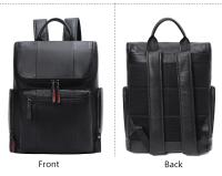 Mochila De Cuero Auténtico Crocodilo Para Laptop De 15.6 Pulgadas Hombres Viaje Impermeable Grande Para Adolescentes Escuela Bolsa De Viaje Preppy Style - details 22