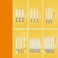 Set De 9 Pinceles De Tapa Con Caja De Almacenamiento Cerdas De Nylon Para Lápices De Acuarela Y Colores Solubles En Agua - details 3