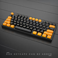 GMK Keycaps Set De 150 Teclas Doble Choque CSA Perfil PBT Para Teclado Mecánico De Juego Capas Negras Y Naranjas - details 7