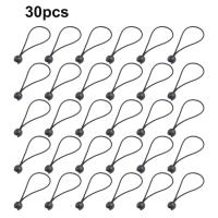 30pcs Bungee Ball Para Sujeción De Tarpalas Y Poles De Bandera Cordón Elástico Accesorio De Tensión Para Tienda De Campaña - details 2