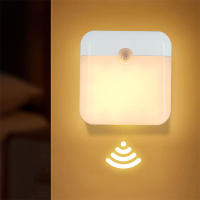 Luz De Noche Con Sensor De Movimiento Recargable Por Tipo-C Luz De Pared LED Sin Cable Para Armarios Cocinas Dormitorios Garage - details 0