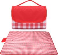 Manta de Picnic Manta Impermeable - 150 x 200 cm / 2x2m Manta de Picnic Plegable, Alfombra de Picnic de Viaje Lavable Manta Camping en la Playa para Barbacoa al Aire Libre Senderismo Parque Jardín (Rojo) - details 2
