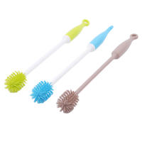 Cepillo De Botella De Silicona Para Limpieza De Vajilla Y Tazas De Café Y Té Cepillo De Limpieza Para Botellas De Leche Bebé Colores Azul Verde Rojo - details 4