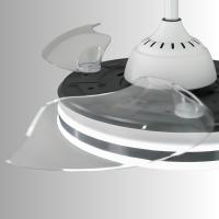 Ventilador de techo SERENE, 38w, 4900lm, 3 modos de colores 3000k-4500k-6500k, mando a distancia, modo invierno y verano, temporizador, 6 velocidades - details 0