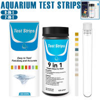 100 Pcs Kit De Pruebas Para Acuario 9-IN-1/7-IN-1 Con Test De Agua Y Frasco Monitoreo De Calidad Del Agua Pruebas De pH Para Tanque De Peces - details 0
