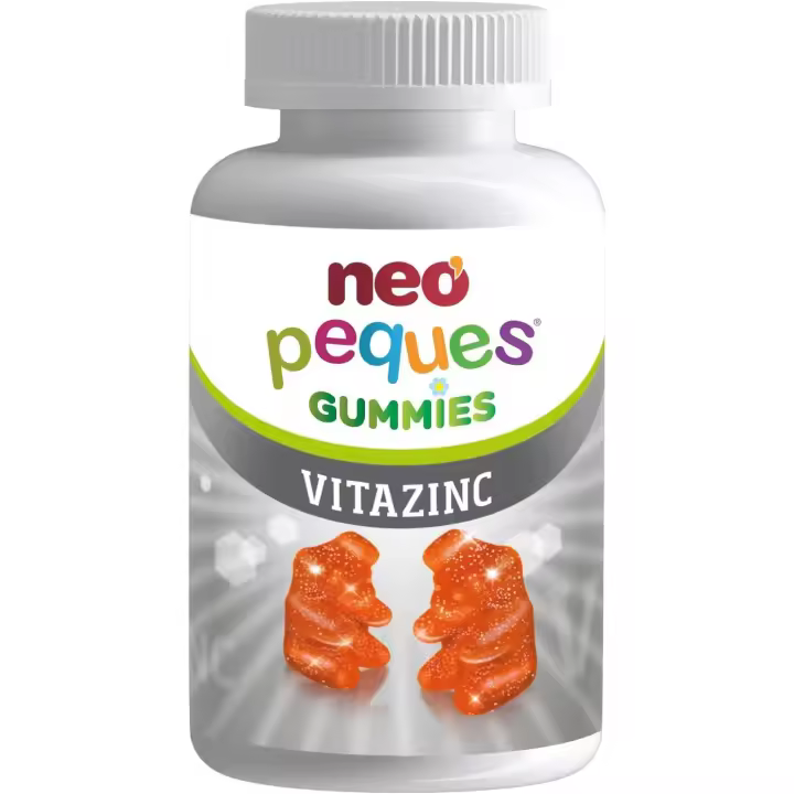 NEO PEQUES | Gummies Vitazinc | 30 Gominolas | Ositos Ricos en Vitaminas y Zinc | Refuerzan Las Defensas de Forma Natural | Sabor Fresa - 1