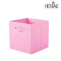 Caja de almacenamiento tela rigida plegable con asas solucion almacenaje salon dormitorio baño juguetes libros ropa color blanco negro rosa - details 8