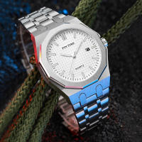 Reloj De Hombre Clásico Y De Moda Con Movimiento De Cuarzo Acero Inoxidable Resistente Al Agua 30M Casual Elegante - details 8