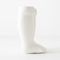 Calcetines De Verano Para Bebés Niñas Largos Hasta La Rodilla Suaves De Algodón Y Malla Para Niños Calcetines De Princesa Hueco En El Medio - details 10
