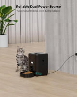 Dispensador Automático De Comida Para Mascotas 2L Para Gatos Y Perros Con Mediciones Regular Y Register Incluye Tazón De Comida - details 6