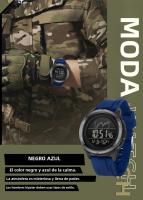 Reloj Digital SANDA Con Correa De Nylon Multifuncional Resistente Al Agua Para Estudiantes Reloj Deportivo Militar Con Alarma Y Pantalla LED - details 16