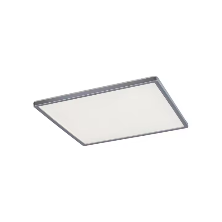 Rasmus Plafón LED Smart Cuadrado RGB Plata y Blanco 2100lm 22W 4000K Dimmable 4000K RABALUX - 1