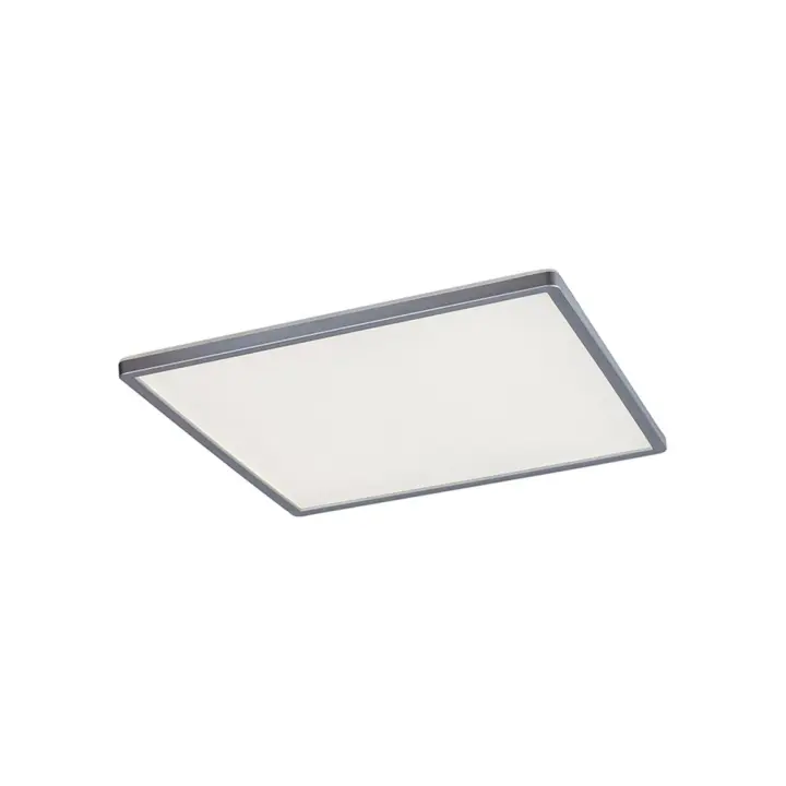 Rasmus Plafón LED Smart Cuadrado RGB Plata y Blanco 2100lm 22W 4000K Dimmable 4000K RABALUX - 1