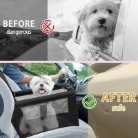Cojín para asiento de coche para perros, accesorio de seguridad para mascotas, para gatos, caseta para coche, bolsa antisuciedad, cojín especial para asiento - details 0