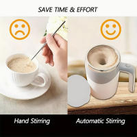 Taza De Café Inteligente Con Remolque Automático Taza De Acero Inoxidable Con Tecnología De Frecuencia Variable Para Mezcla Effortless - details 2