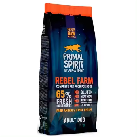 Primal Spirit 65% Rebel Farm Para Perros 1 Kg - 1