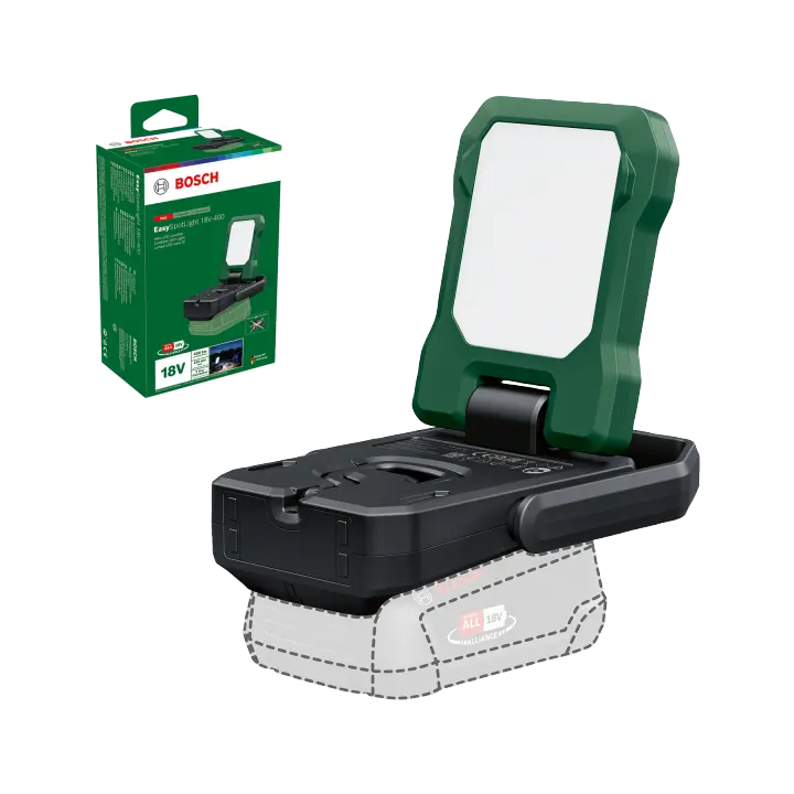 BOSCH 06039A1200 Luz LED a batería EasySpotLight 18V-400 (Sin batería ni cargador) - 1