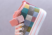 Nuevos Zapatos De Lona Para Niños 2023 Otoño Moda Cuadros Botines Niñas Y Niños Antideslizantes Casual Transversal Adecuado Para Exterior - details 10