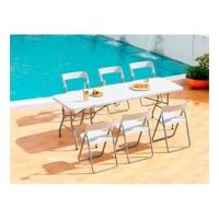 mesa plegable piscina
