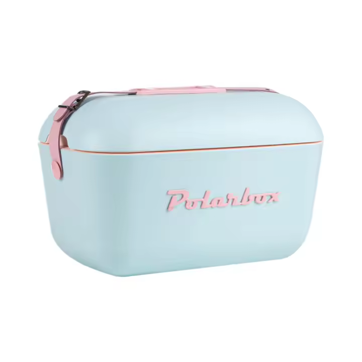 Nevera CoolerBag 20L Celeste Rosa Pop - Pop con Asa Rosa Polarbox - 1