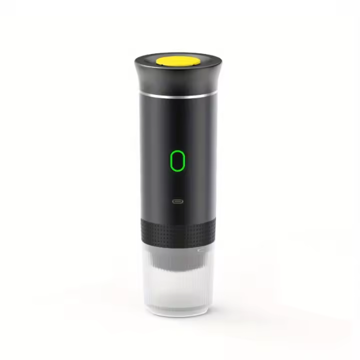 Máquina de Espresso Portátil Compacta - Alimentada por USB y Batería, Batería de Lithium Recargable, Calentamiento Inalámbrico, Máquina de Café with Bomba para Casa U Oficina - 1
