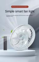 Ventilador De Techo Moderno Con Luz E27 Incluido Control Remoto AC85-265V 30W Para Sala De Estar Y Dormitorio Luz LED Ajustable - details 0