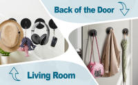black towel holder